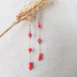 mother-of-pearl shell Coral  Earrings - K.Beloved LLC