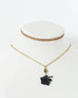 Collar en Acero Inoxidable 316 , con Colgante en Resina Flor Maga - K.Beloved LLC