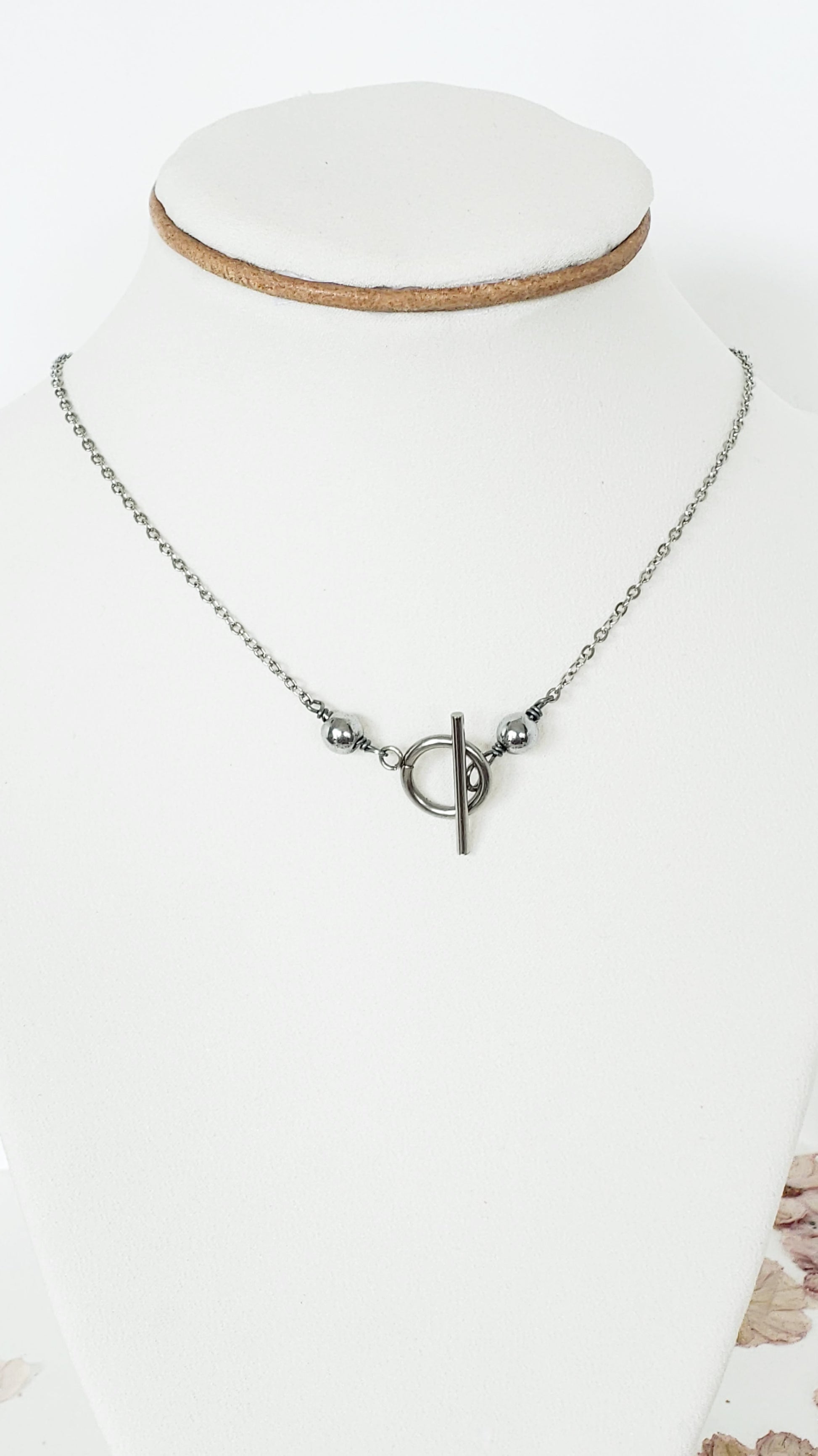 Collar en Acero Inoxidable con Dijes desmontables del Mapa De P.R. en Resina color Pastel Durazno - K.Beloved LLC