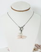 Collar en Acero Inoxidable con Dijes desmontables del Mapa De P.R. en Resina color Pastel Durazno - K.Beloved LLC