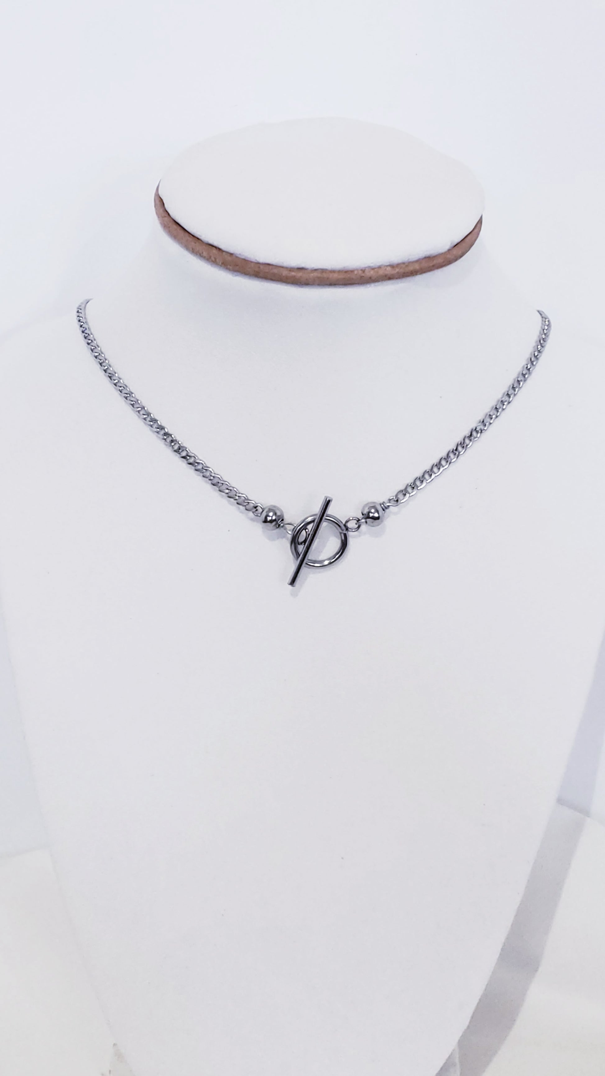 Collar en Acero Inoxidable con de Dijes desmontables del Mapa De P.R. en Resina con Violeta - K.Beloved LLC