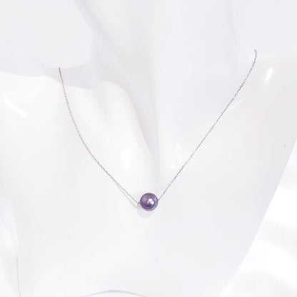 Delicado Collar en Plata 925 con Hermosa Perla Tahití Genuina - K.Beloved LLC