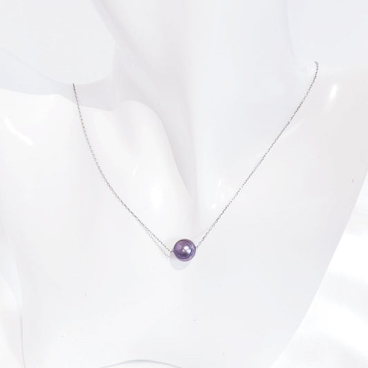 Delicado Collar en Plata 925 con Hermosa Perla Tahití Genuina - K.Beloved LLC