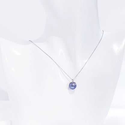 Delicado Collar en Plata 925 con una Hermosa y Delicada Perla de Tahiti Genuina - K.Beloved LLC