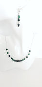 African Aventurine Necklace and Earrings Set. - K.Beloved LLC