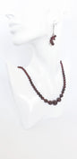 Garnet Necklace and Earrings Set - K.Beloved LLC