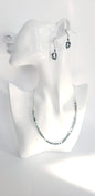 Elegancia Natural: Collar y Aretes en Plata 925 con Esmeraldas Genuinas - K.Beloved LLC