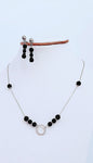 Dúo de impacto: Collar y aretes de Ágate Negra, el toque elegante y versátil que tu estilo necesita - K.Beloved LLC