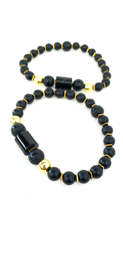 Esta pulsera impresionante combina piedras de gran significado, ideal para hombres que buscan proyectar confianza, estilo y fortaleza en cada detalle. - K.Beloved LLC