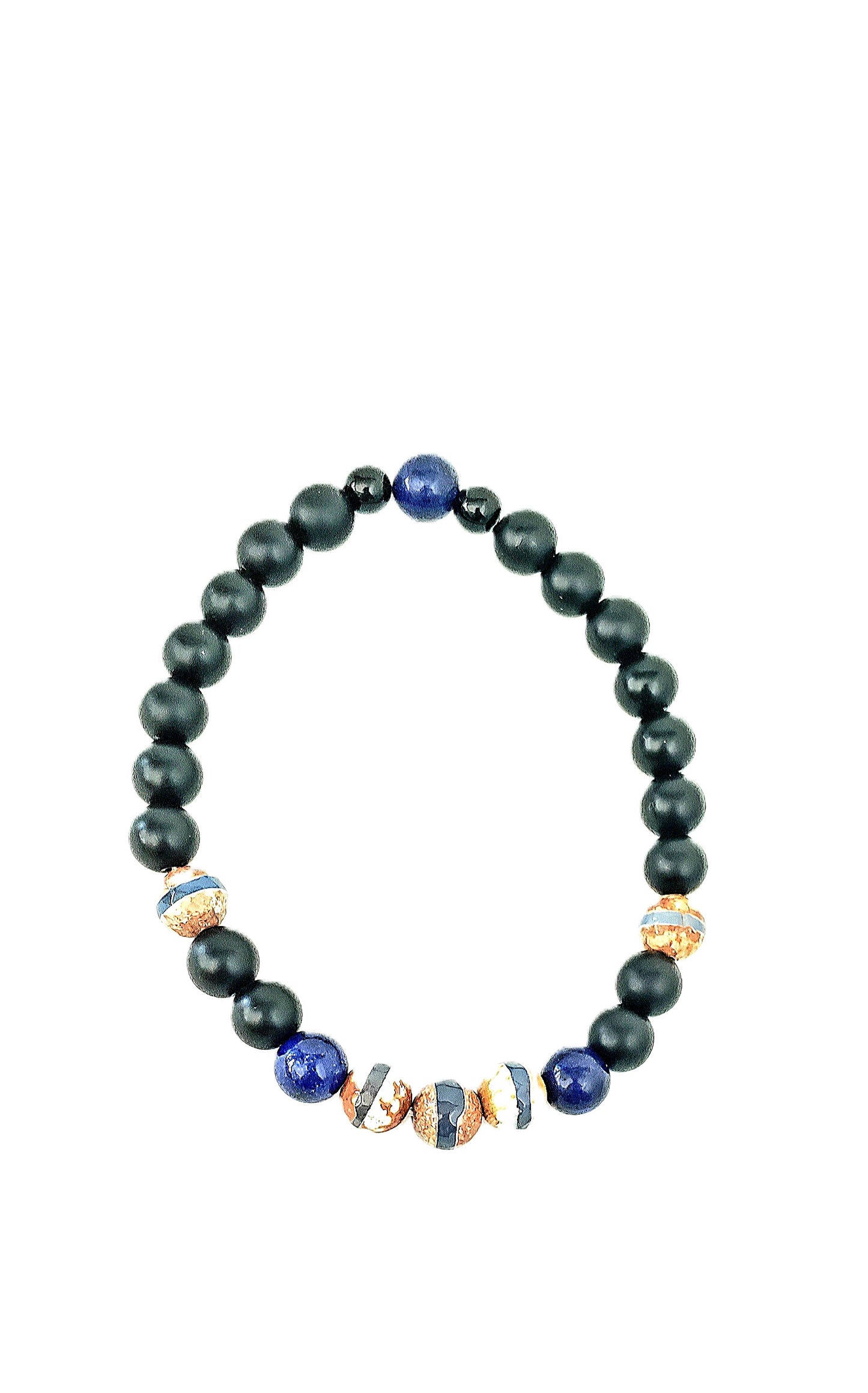 Esta pulsera combina piedras poderosas que proyectan carácter, equilibrio y protección - K.Beloved LLC
