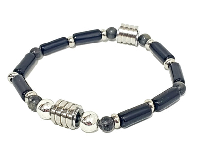 Brazalete  de Obsidiana Negra , Protección Implacable. Canaliza tu fuerza interior y proyecta autoridad con estilo. - K.Beloved LLC