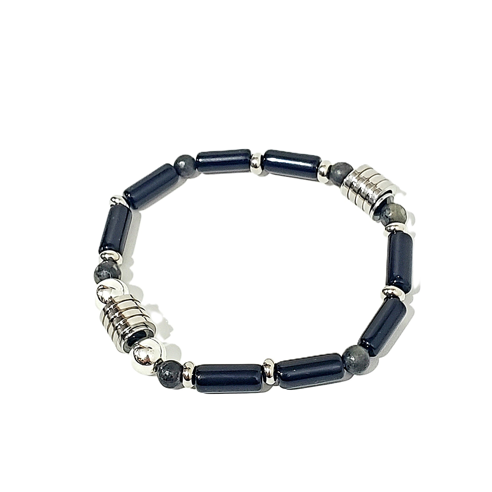 Brazalete  de Obsidiana Negra , Protección Implacable. Canaliza tu fuerza interior y proyecta autoridad con estilo. - K.Beloved LLC
