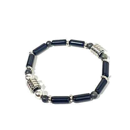 Brazalete  de Obsidiana Negra , Protección Implacable. Canaliza tu fuerza interior y proyecta autoridad con estilo. - K.Beloved LLC
