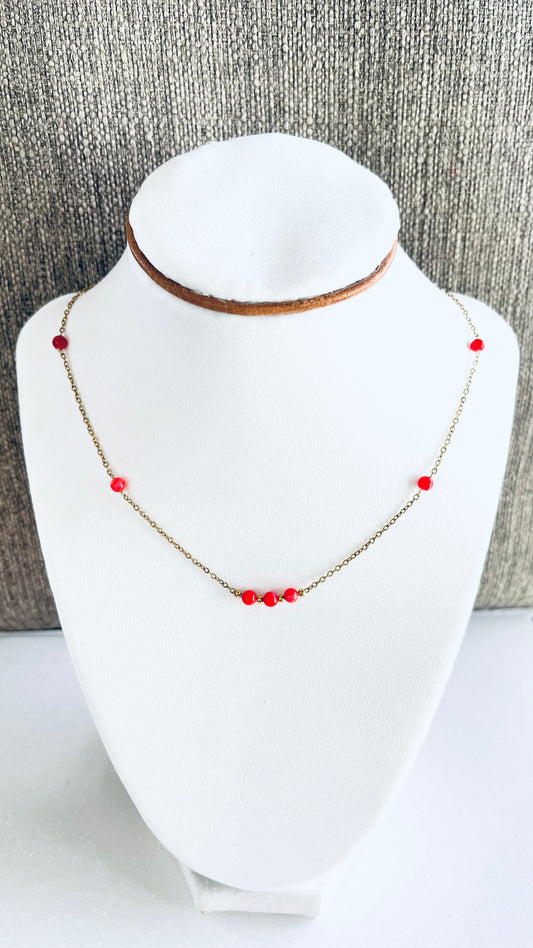 Collar en Acero Inoxidable con Perla de concha de nácar - K.Beloved LLC