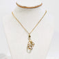 Collar en Acero Inoxidable con un Colgante de Caracol Natural - K.Beloved LLC