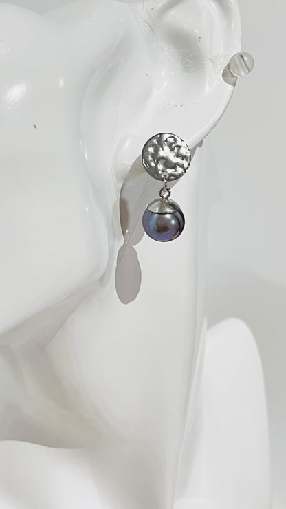 Delicado Aretes de Perlas Tahiti - K.Beloved LLC