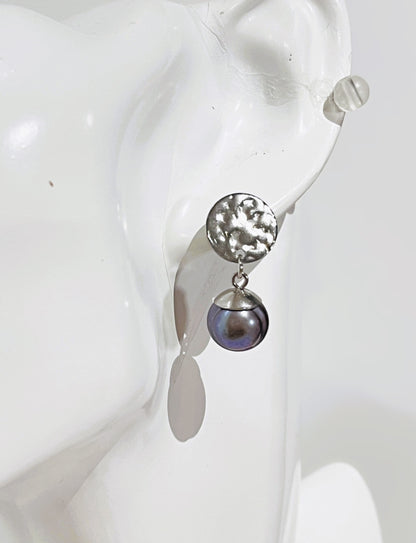 Delicado Aretes de Perlas Tahiti - K.Beloved LLC