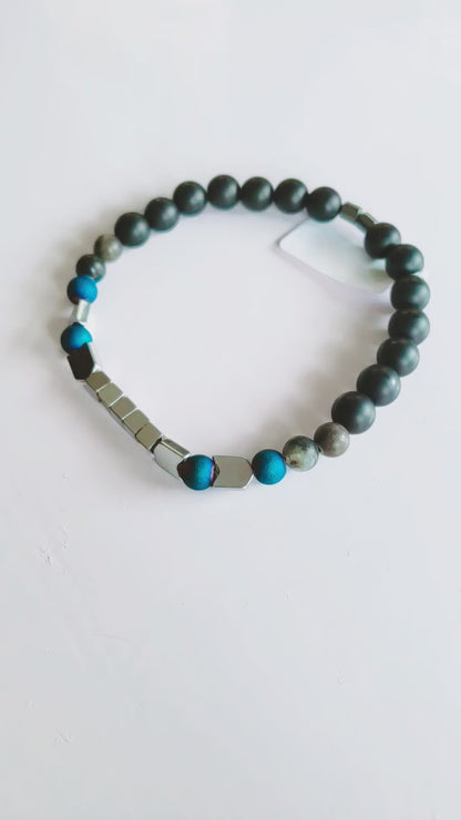 Hematite Elastic Bracelet (Men)