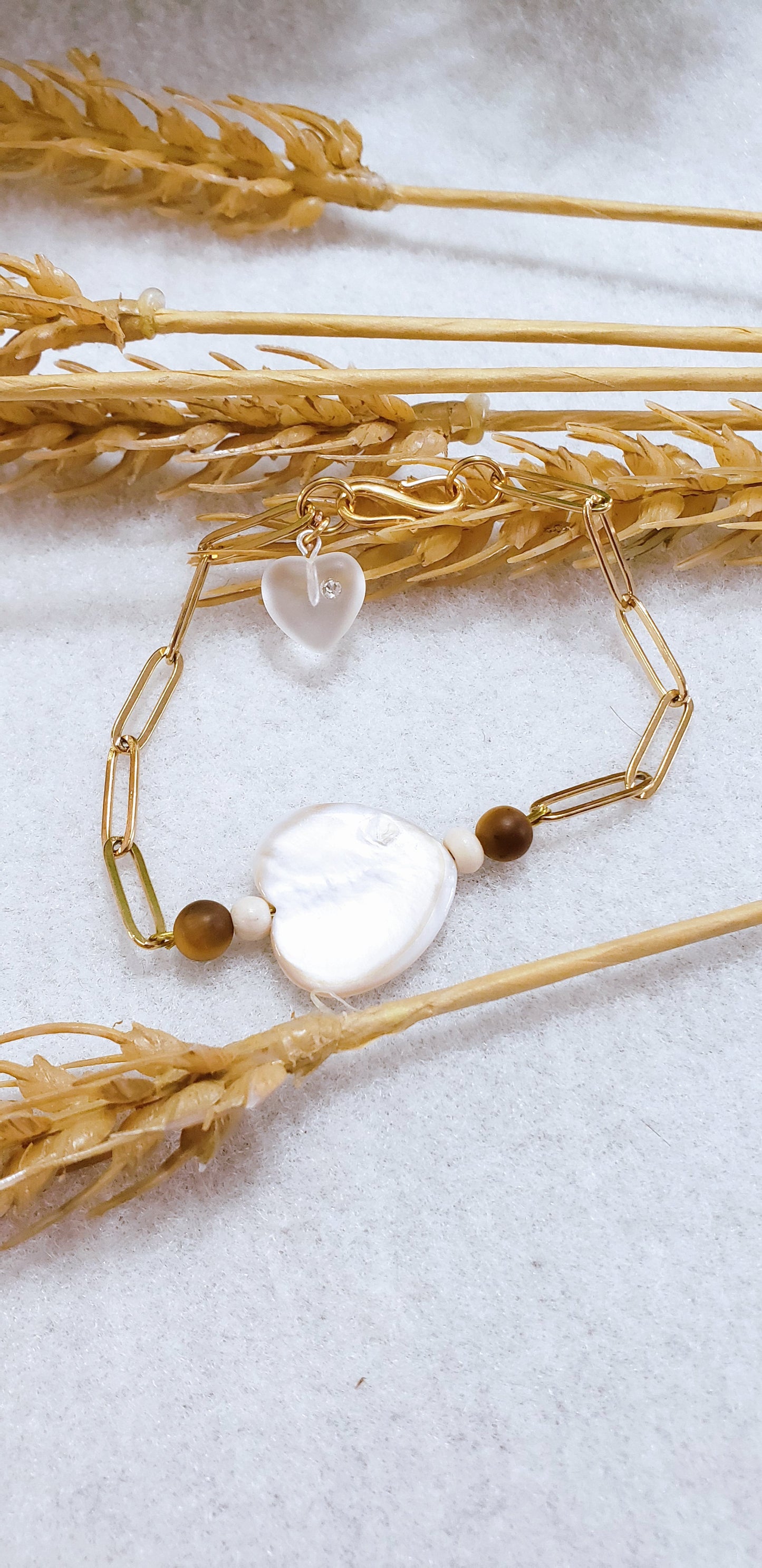 Heart shell Bracelet for woman
